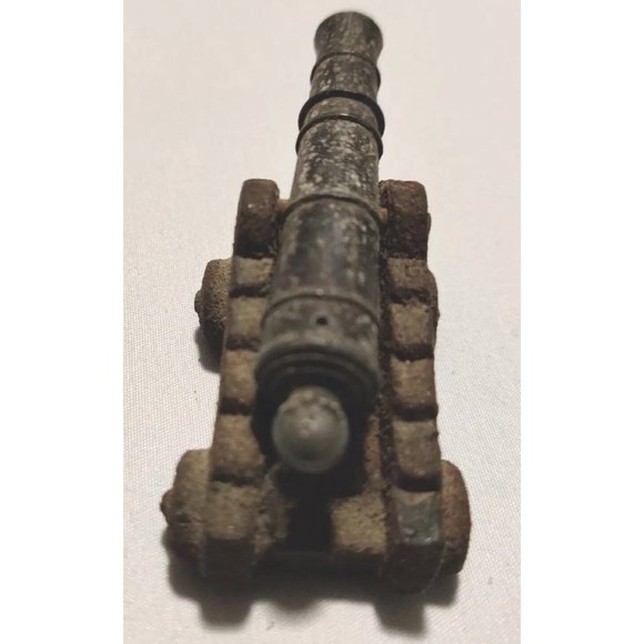 Vintage Penncraft USA Small Cast Iron Brass Toy Mini Civil War Cannon 3x1x1" - Picture 6 of 9